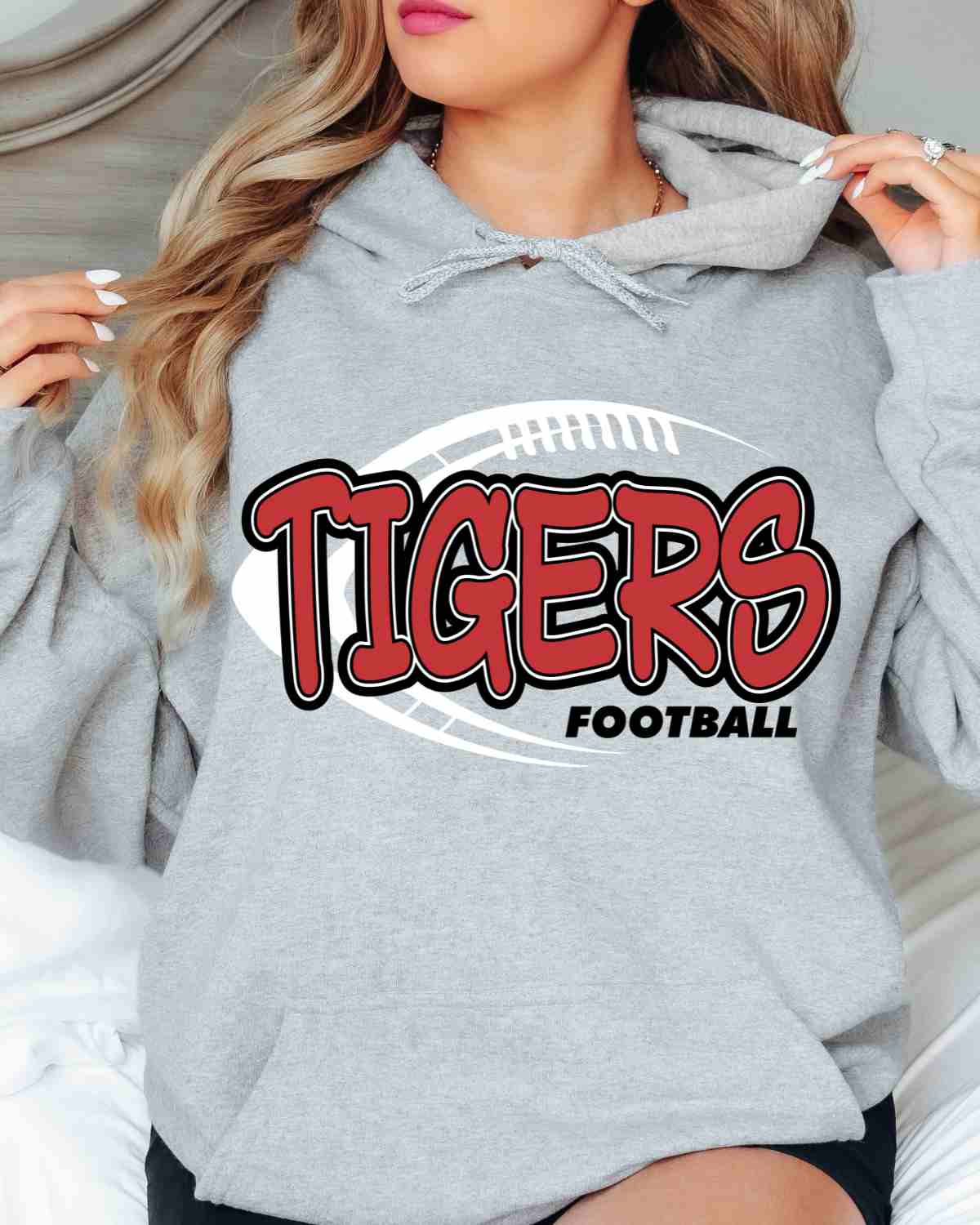 Tigers Football Graffiti DTF Transfer