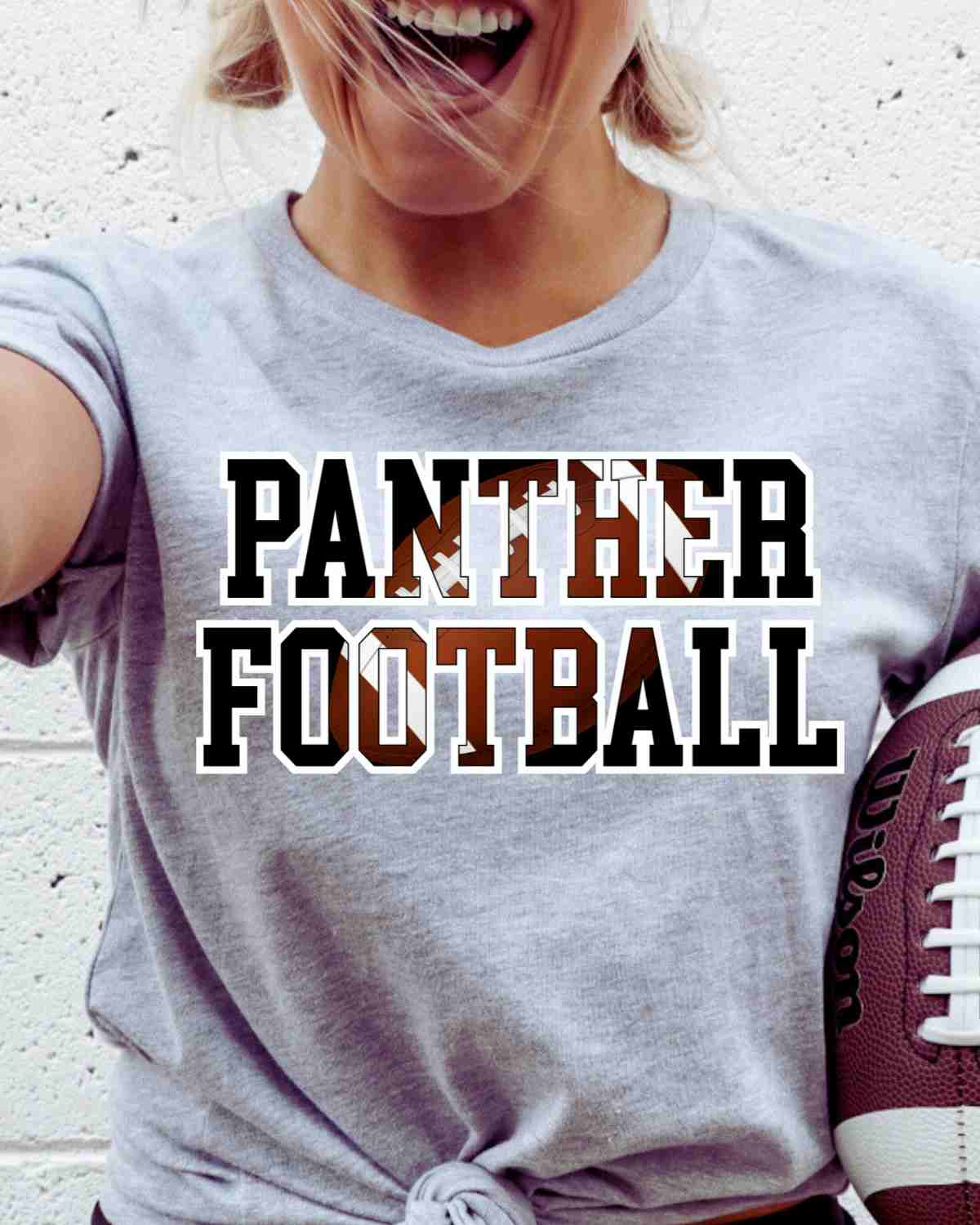 Panther Football Words DTF Transfer