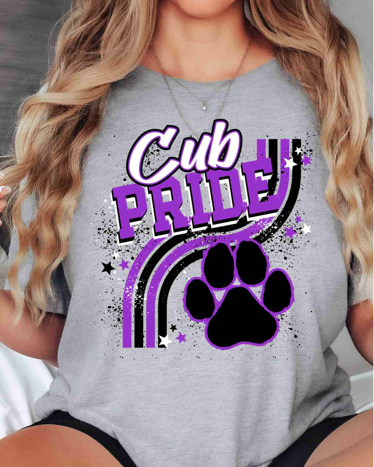 Cub Pride Wavy Stripes DTF Transfer