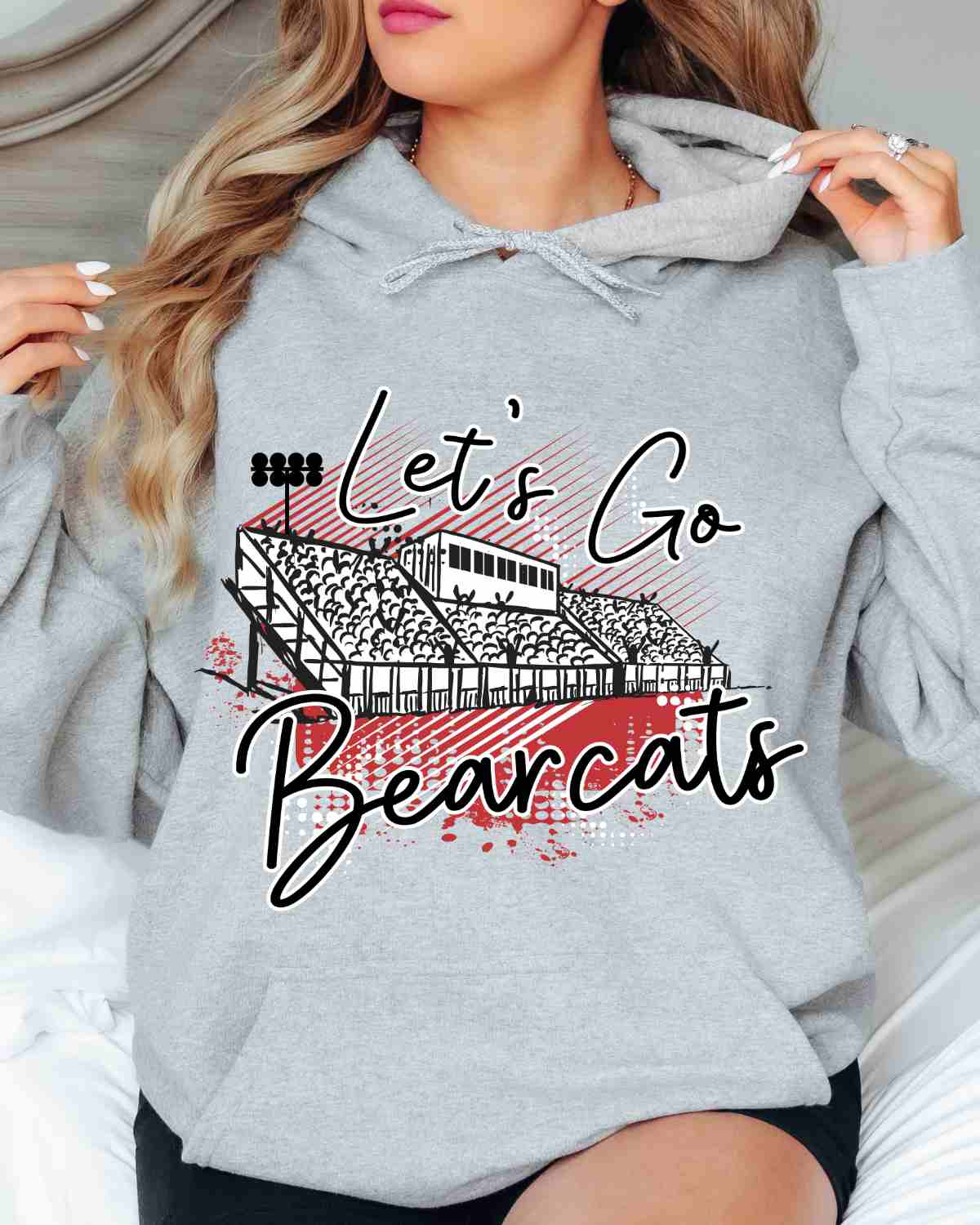 Let's Go Bearcats Stadium DTF Transfer