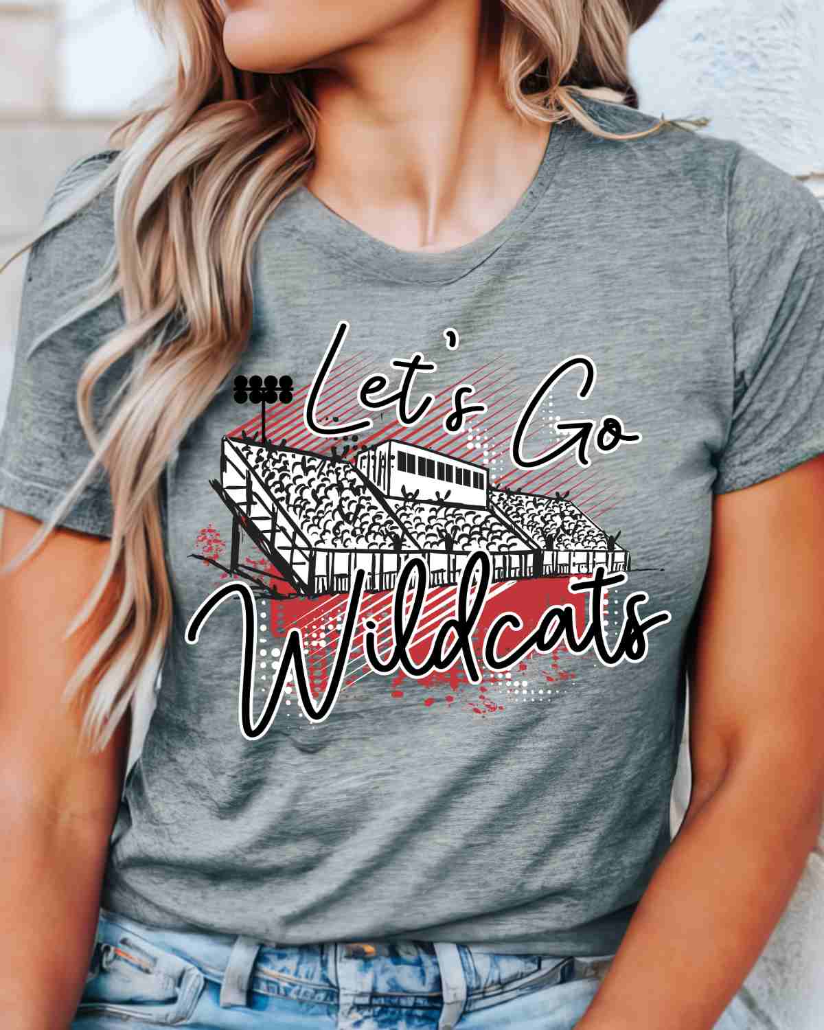 Let's Go Wildcats Stadium DTF Transfer