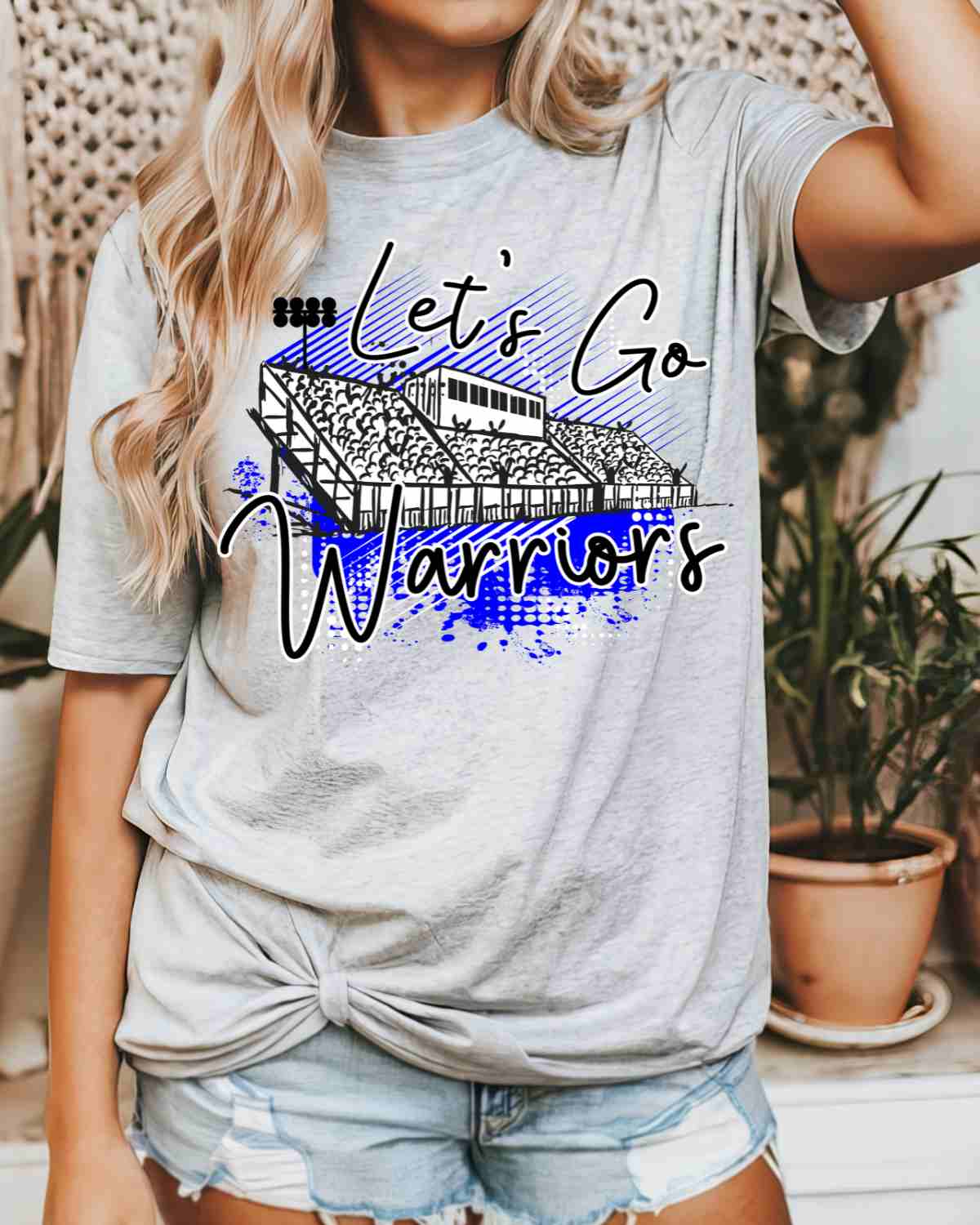 Let's Go Warriors Stadium DTF Transfer