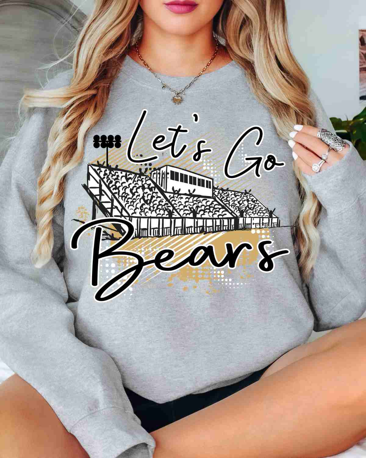 Let's Go Bears Stadium DTF Transfer