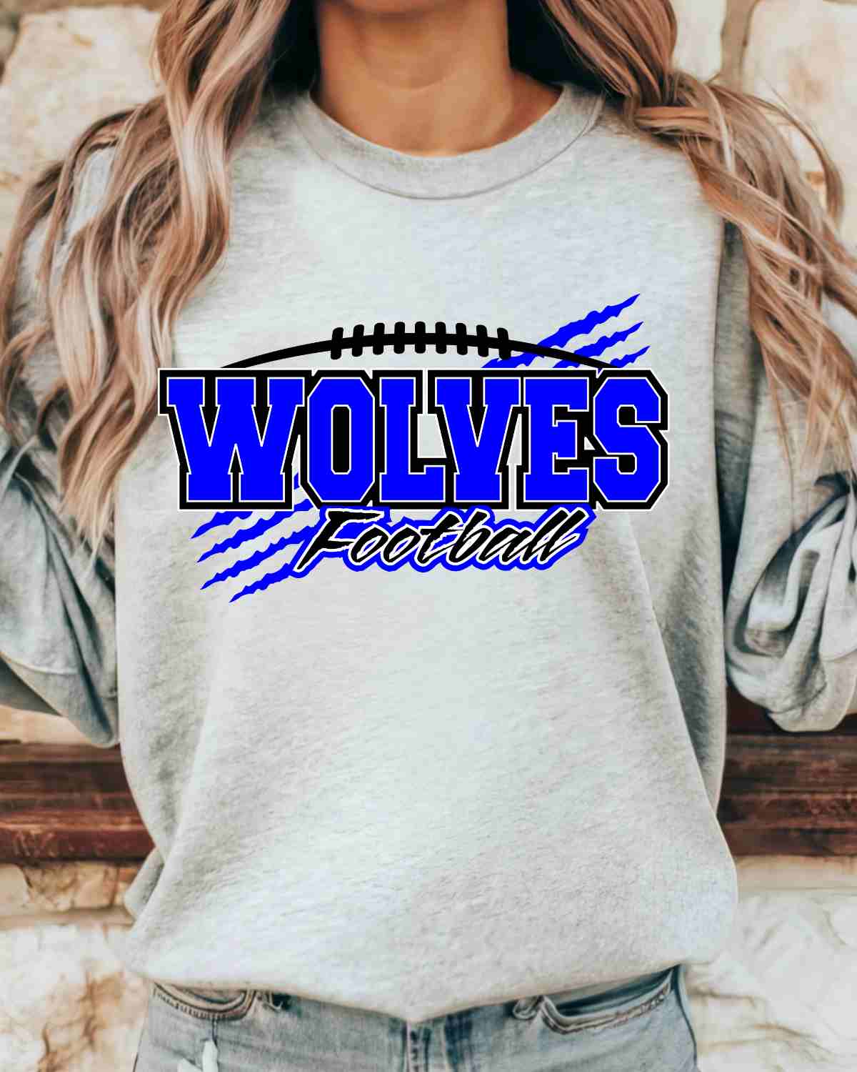 Wolves Football Claw Marks DTF Transfer