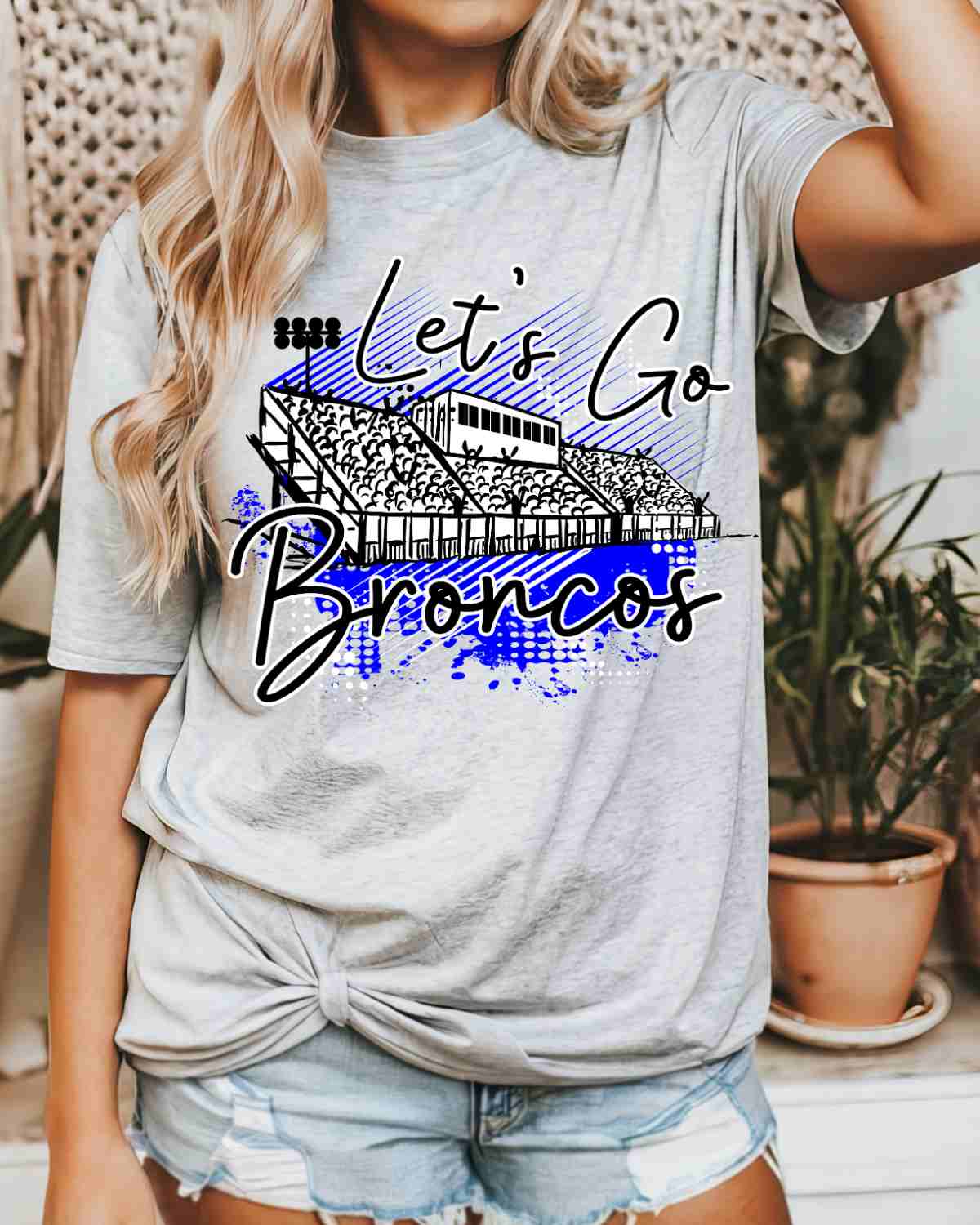 Let's Go Broncos Stadium DTF Transfer