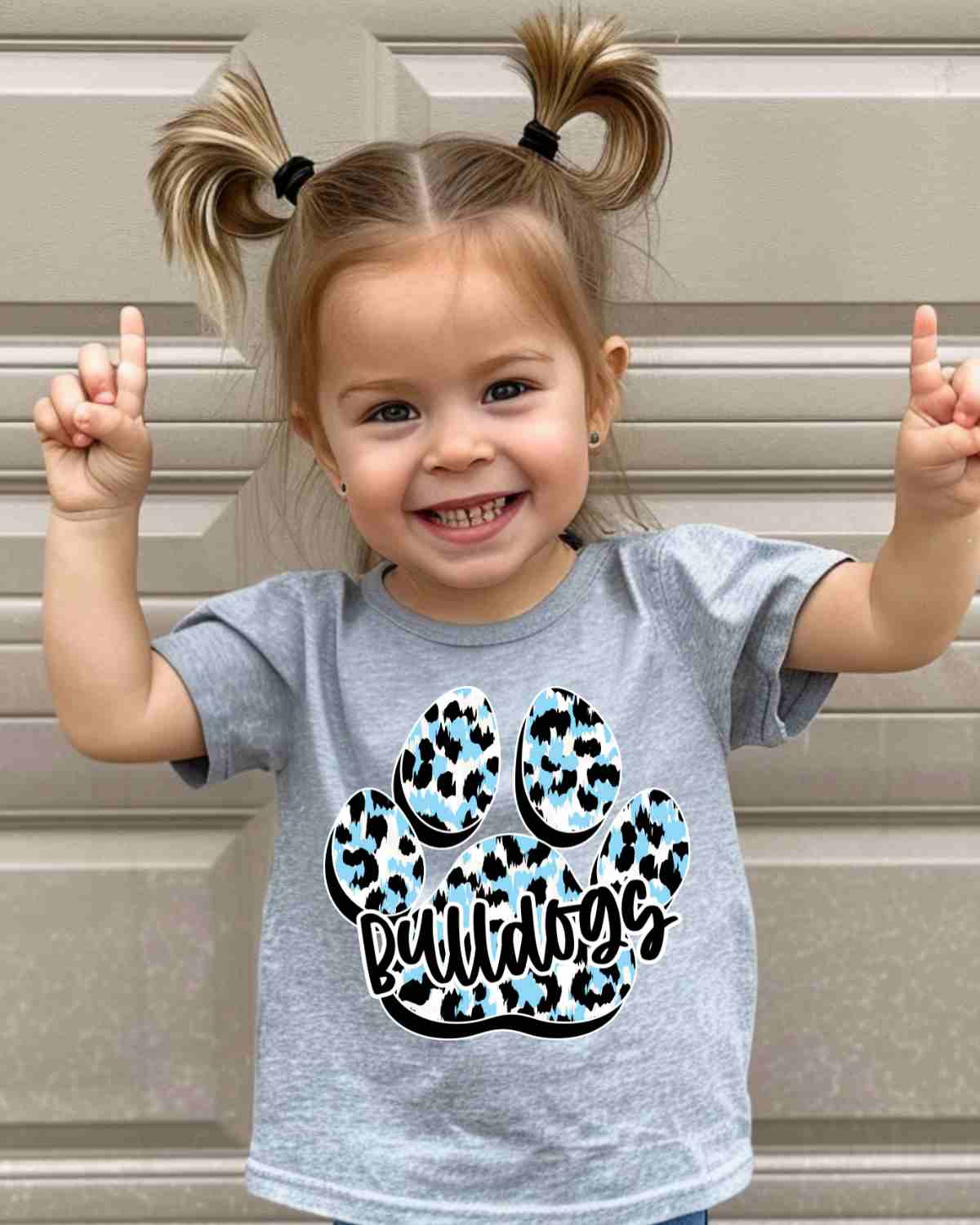 Bulldogs Paw Print DTF Transfer