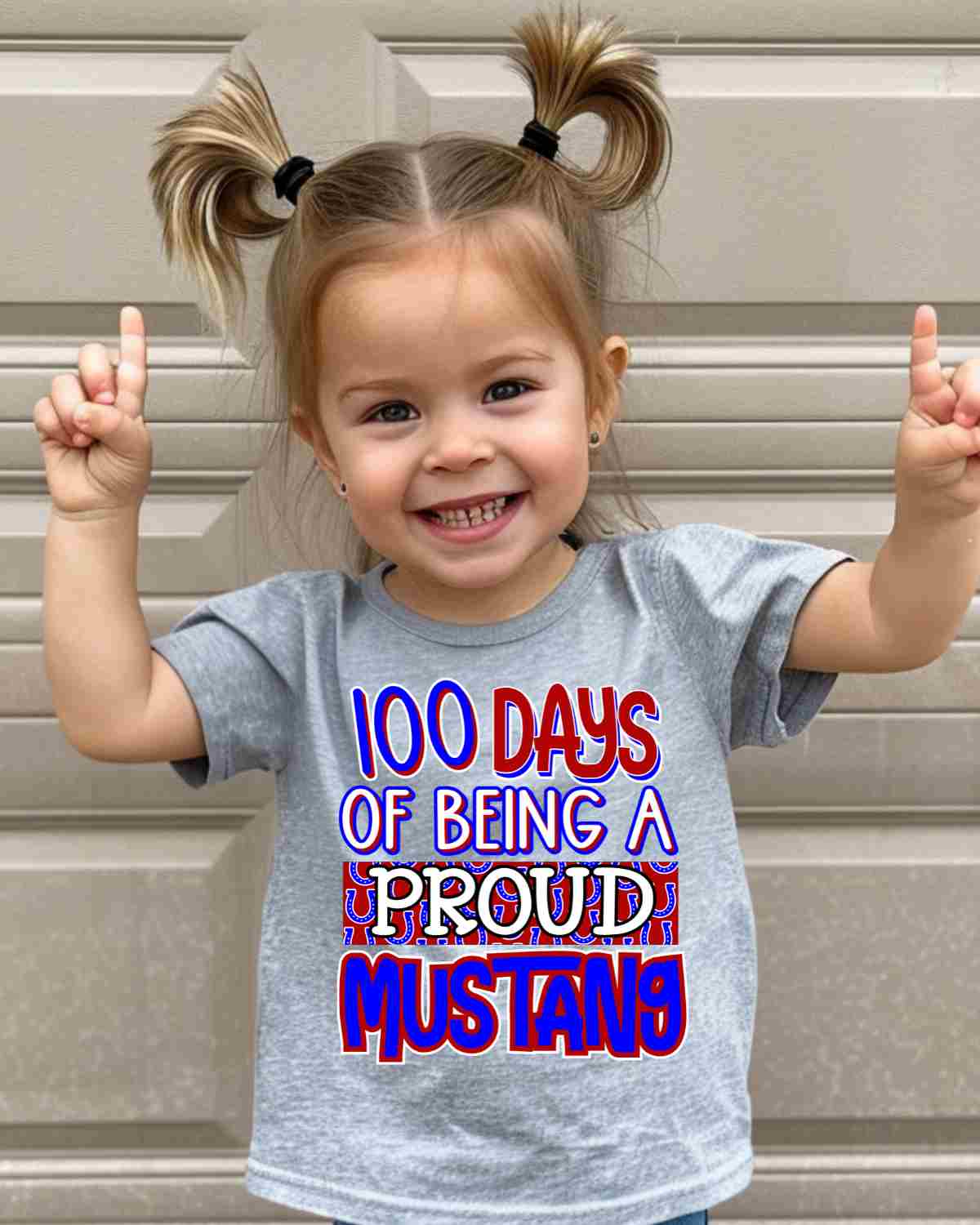 100 Days of Being a Proud Mustang DTF Transfer