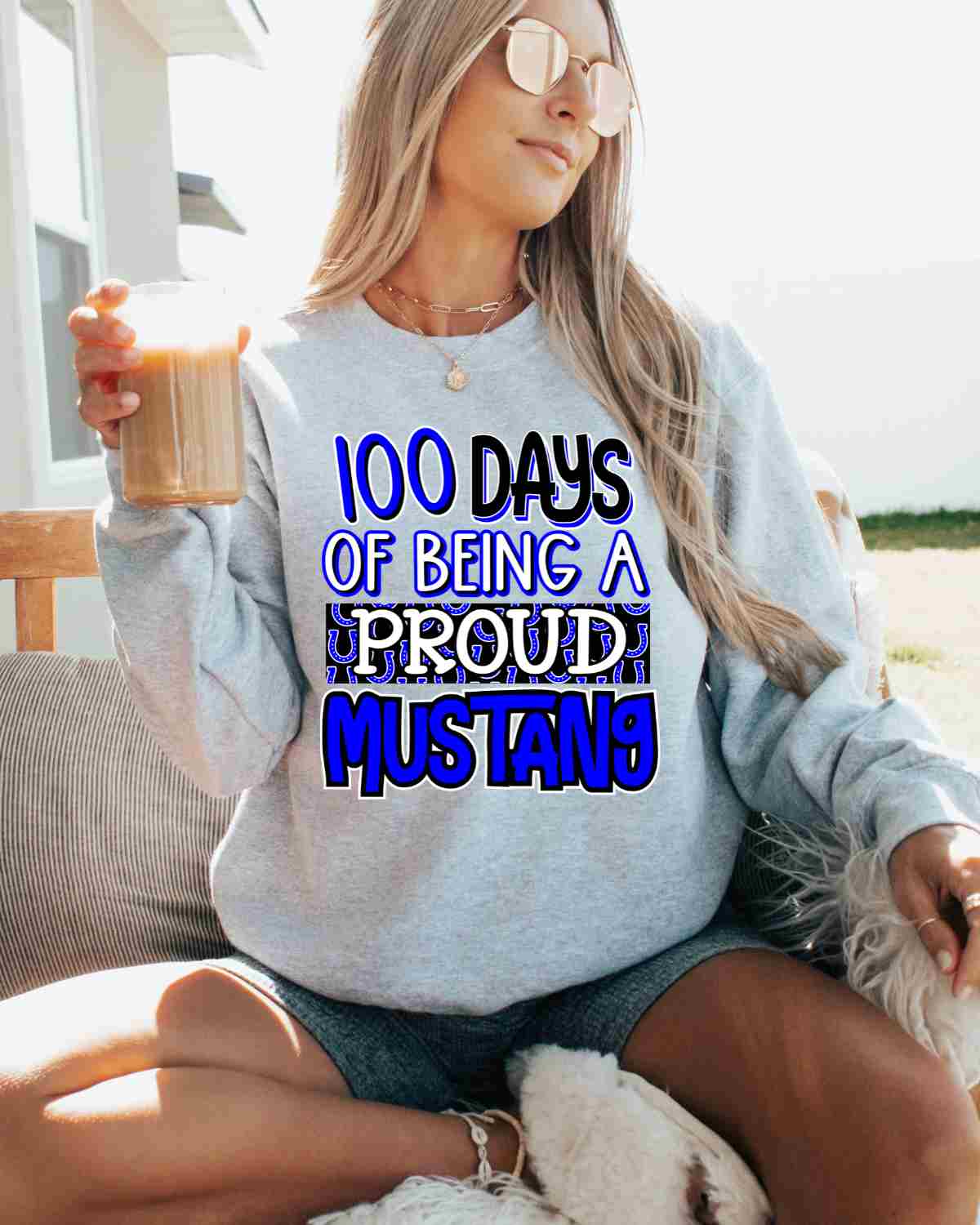 100 Days of Being a Proud Mustang DTF Transfer