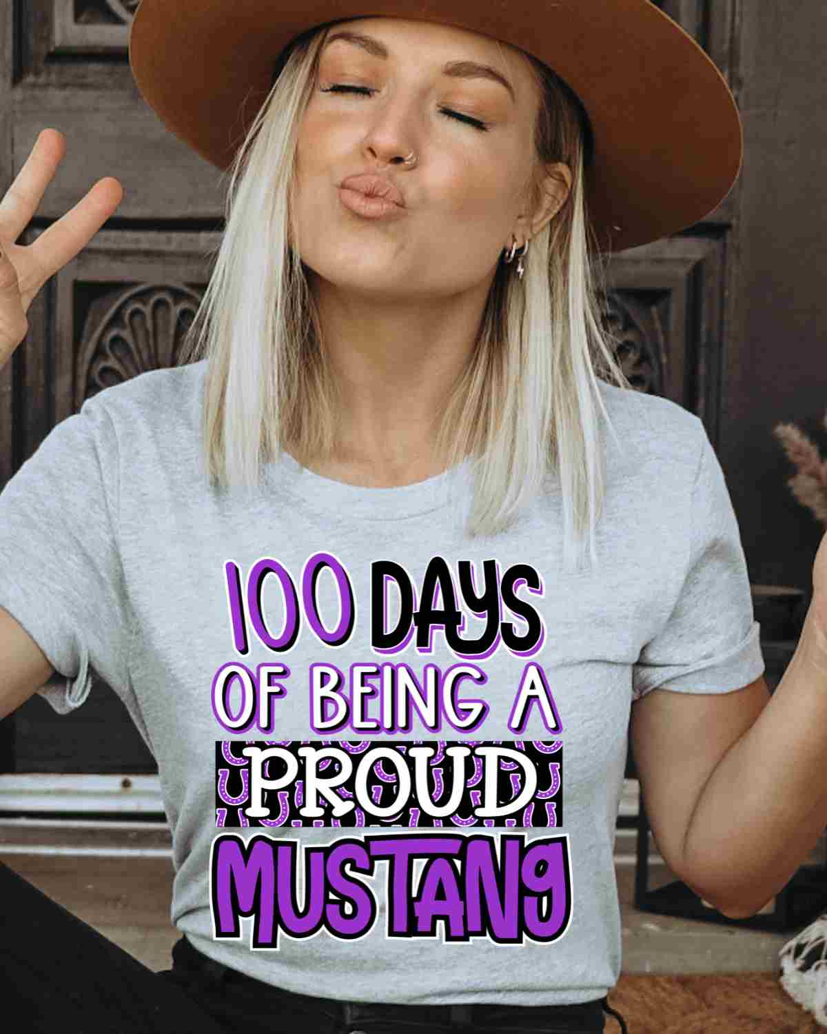 100 Days of Being a Proud Mustang DTF Transfer