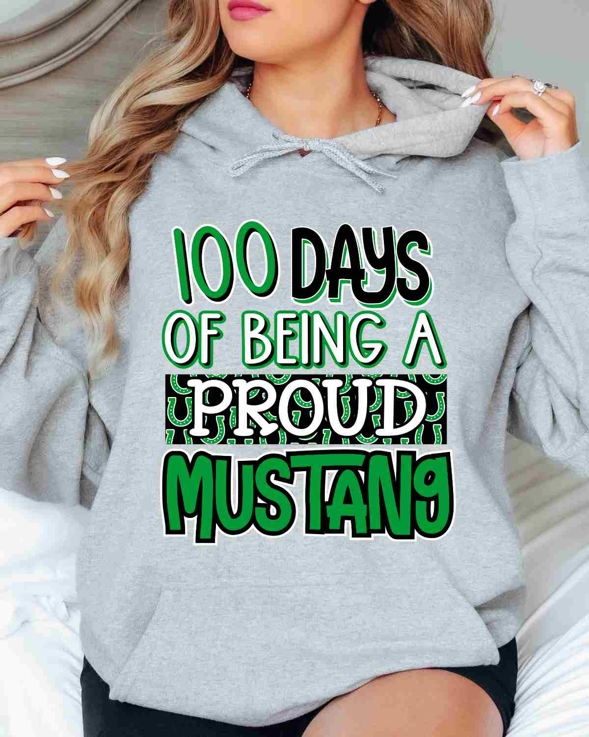 100 Days of Being a Proud Mustang DTF Transfer