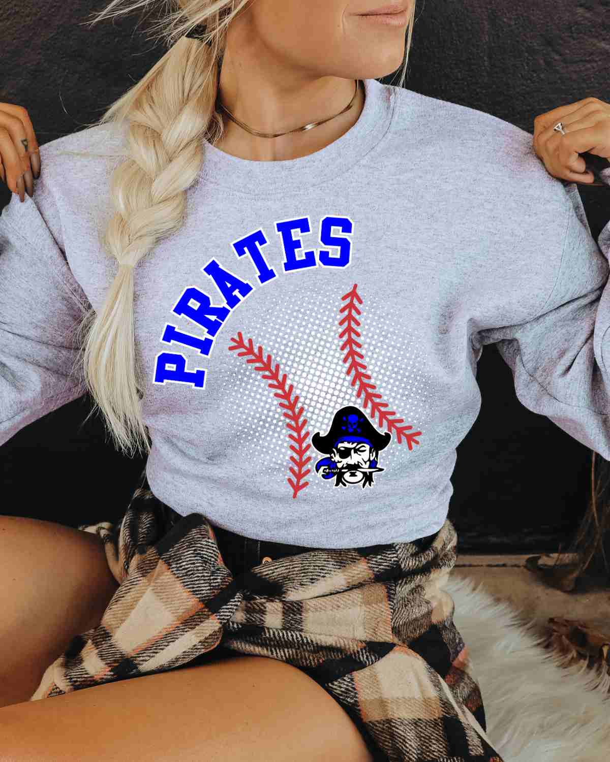 Pirates Baseball Halftone DTF Transfer