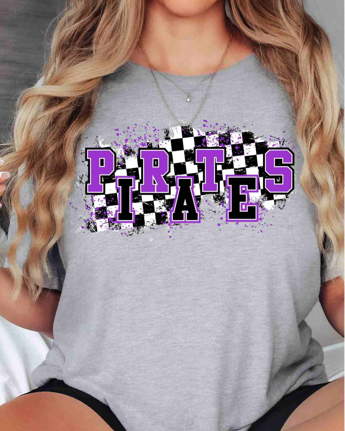 Pirates Checkered Swash DTF Transfer