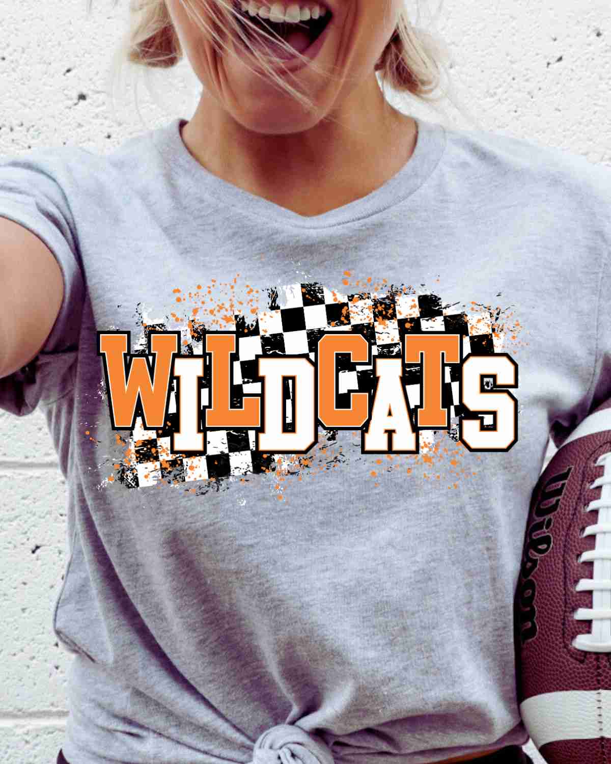 Wildcats Checkered Swash DTF Transfer