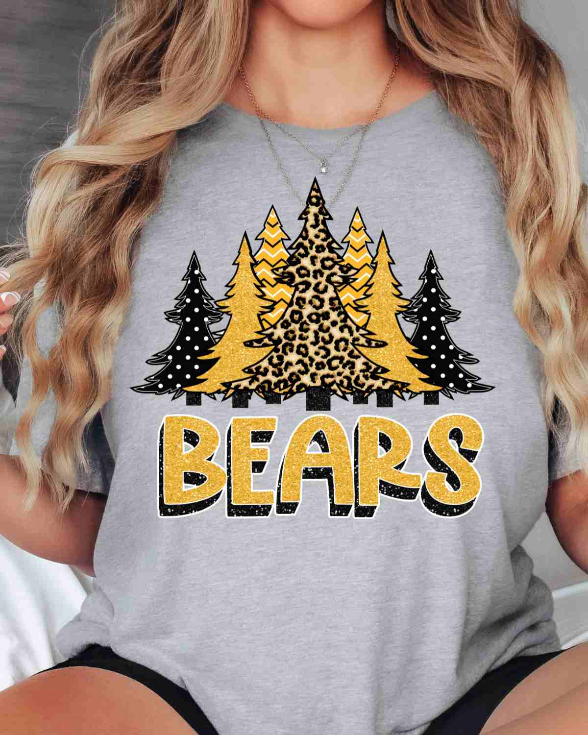 Bears Christmas Trees DTF Transfer