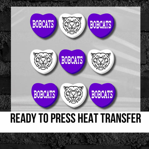 Bobcats Sweetheart DTF Transfer