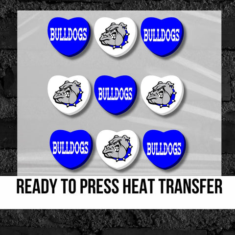 Bulldogs Sweetheart DTF Transfer