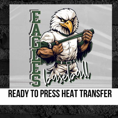 Eagles Baseball Mascot Player Digital Download