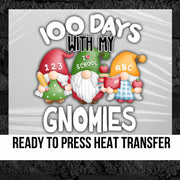 100 Days with my Gnomies DTF Transfer