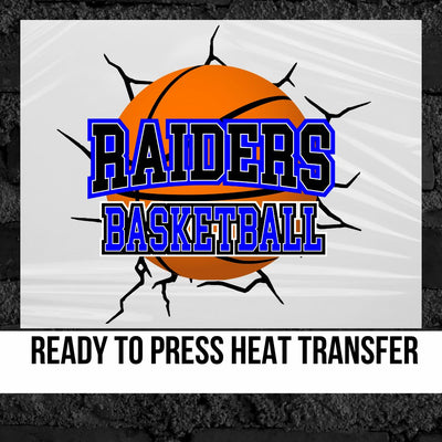 Customizable Basketball Breakthrough DTF Transfer