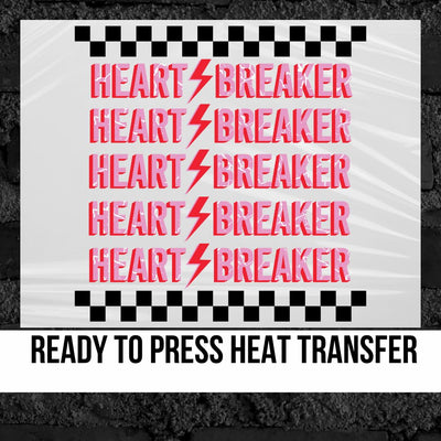 Heart Breaker DTF Transfer