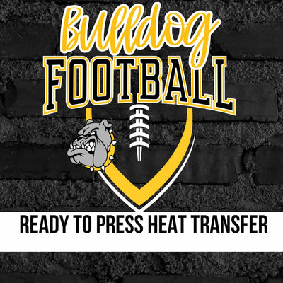 Bulldog Football Lines DTF Transfer
