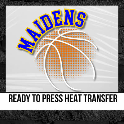 Maidens Basketball Halftone DTF Transfer