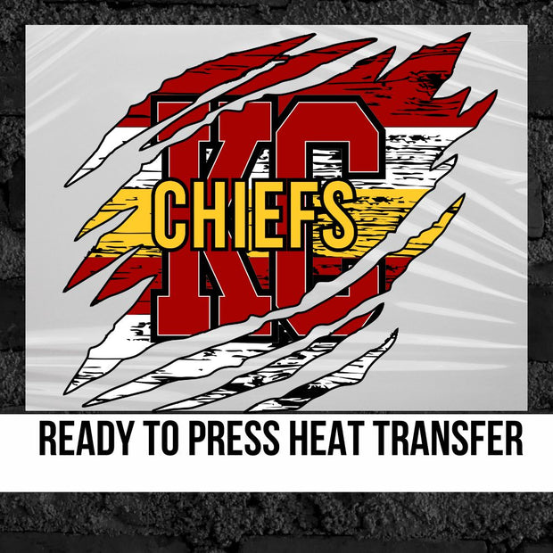 Chiefs, Ready to Press Sublimation Design