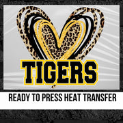 Ready To Press Heat Transfer Sublimation Design/Tiger Fierce Retro Vintage  - Yahoo Shopping