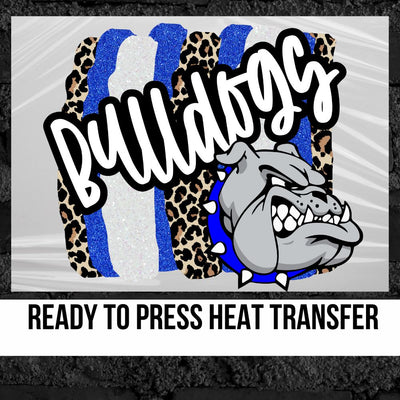 Bulldogs Swash with Mascot DTF Transfer