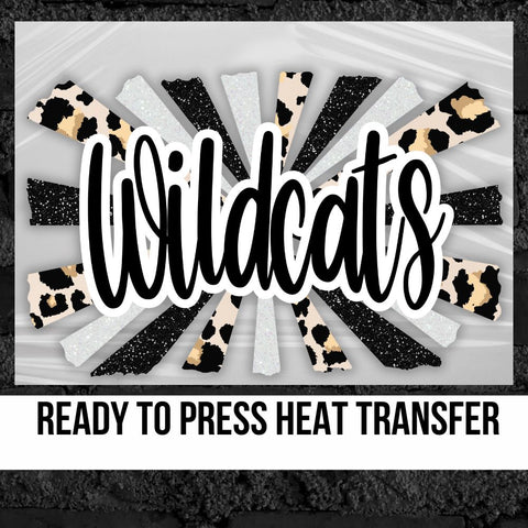 Wildcats Starburst DTF Transfer