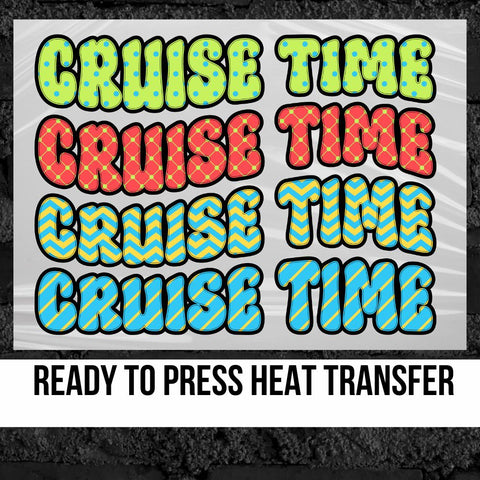 Cruise Time Swerve DTF Transfer