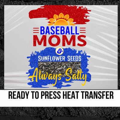 Baseball Mom Sunflower Seed DTF Transfer