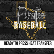 Pirates Baseball Texas DTF Transfer