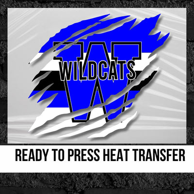 Wildcats Swash Claw Mark DTF Transfer