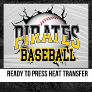 Pirates Baseball Breakthrough DTF Transfer