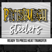 Pittsburgh Steelers Doodle Word DTF Transfer