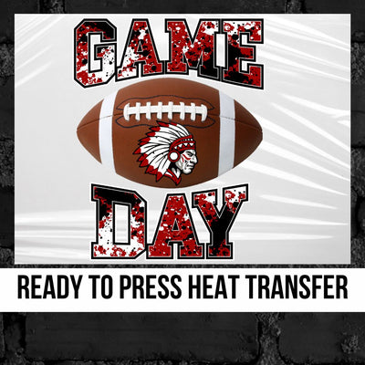 Game Day Indians Football DTF Transfer