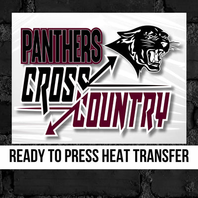 Panthers Cross Country DTF Transfer