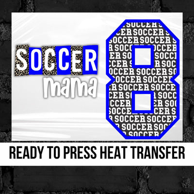 Customizable Soccer Name / Number DTF Transfers