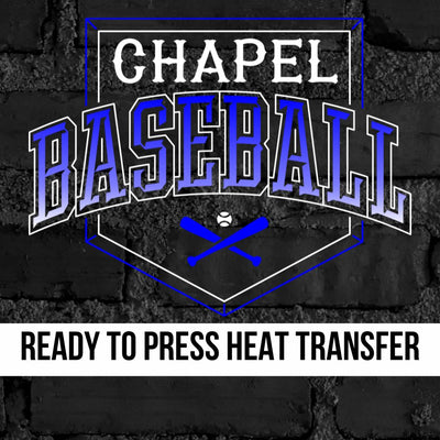 Chapel Baseball Home Plate DTF Transfer