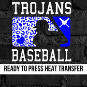 Trojans Baseball Leopard Man DTF Transfer