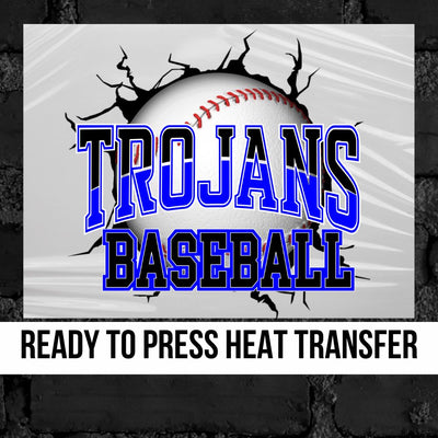 Trojans Baseball Breakthrough DTF Transfer