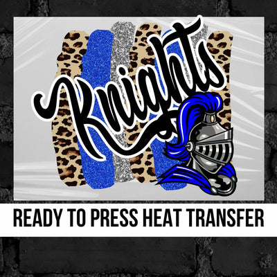 Knights Swash Mascot DTF Transfer