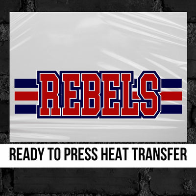 Rebels Word DTF Transfer