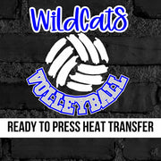 Wildcats Volleyball DTF Transfer