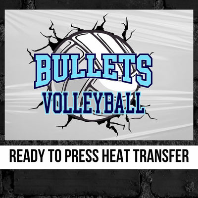 Bullets Volleyball Break through DTF Transfer