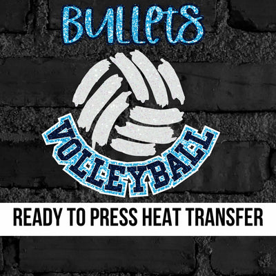 Bullets Volleyball DTF Transfer