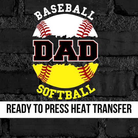 Softball / Baseball Mom or Dad Split Transfer