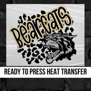 Leopard Bearcats Print DTF Transfer