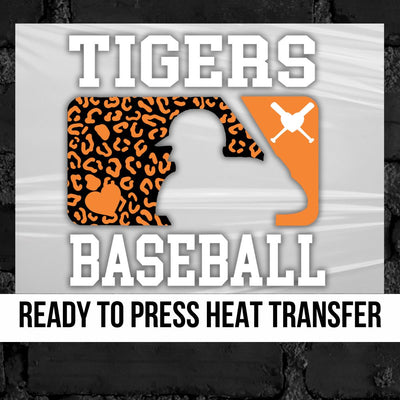 Tigers Leopard Baseball Man DTF Transfer